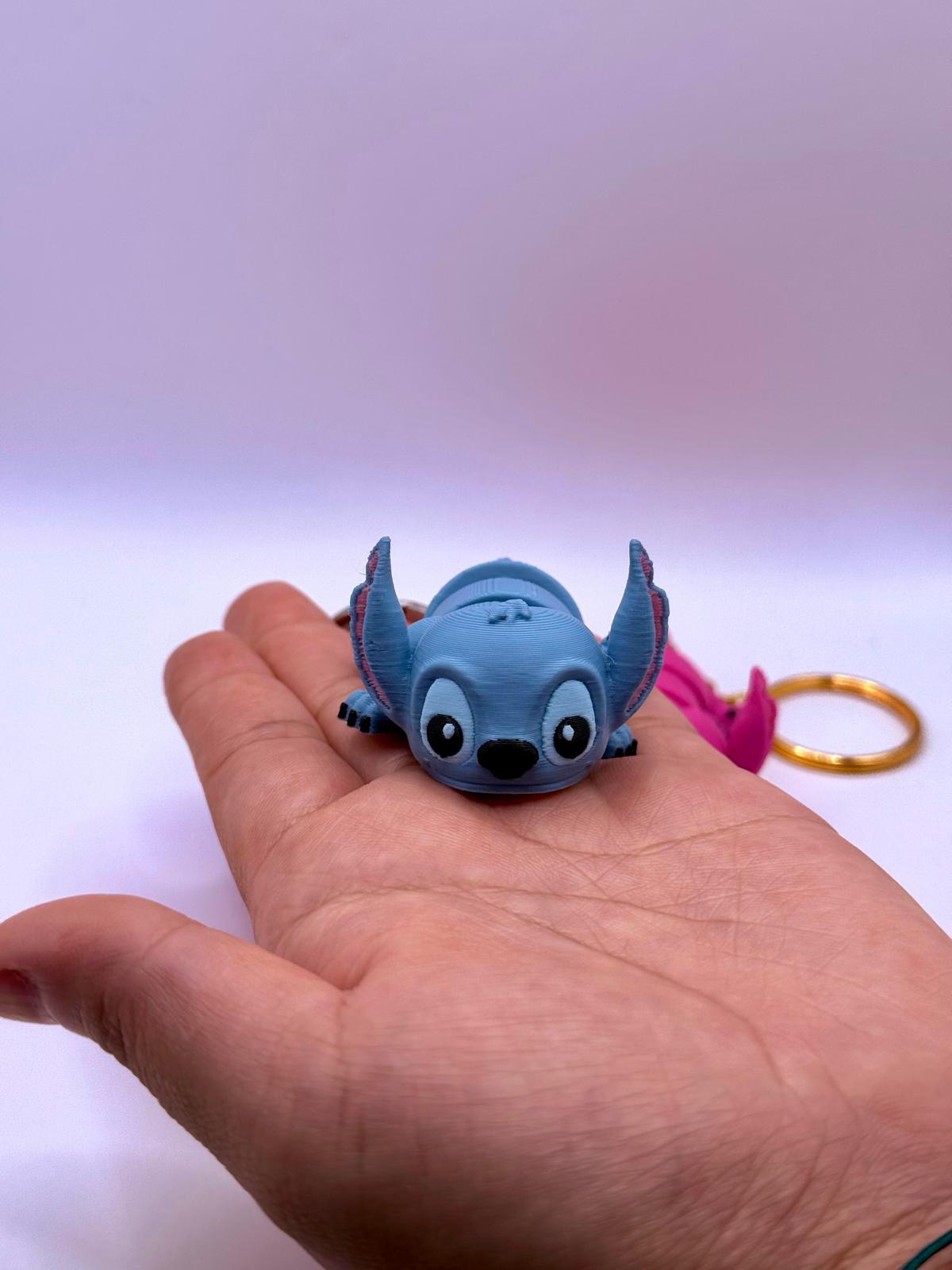 Stitch Couple Magnetic Keychains