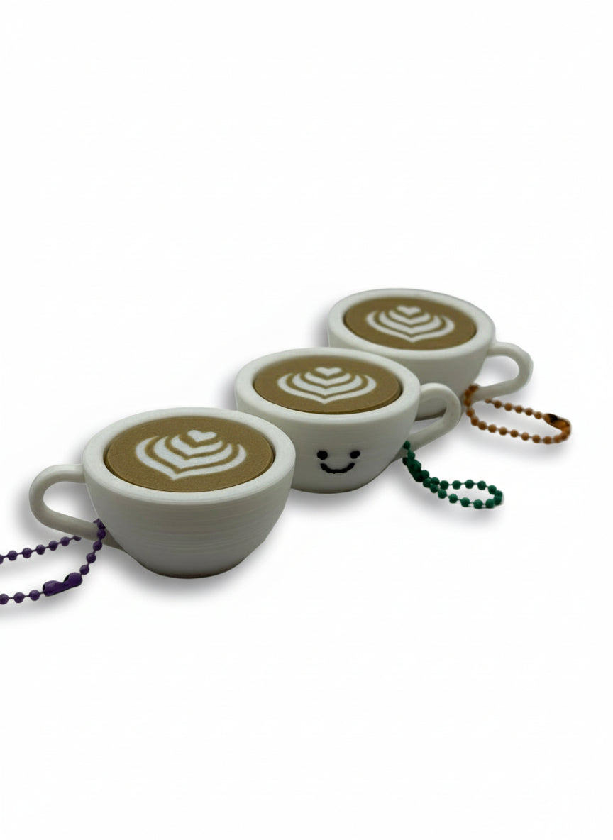 Happy Clicky Mug Keychain